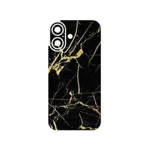 MAHOOT Graphite_Gold_Marble Cover Sticker for Apple iPhone 16