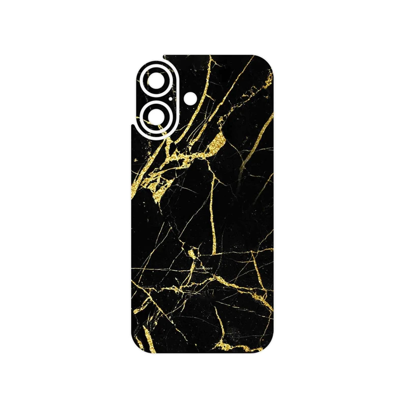 برچسب پوششی ماهوت مدل Graphite_Gold_Marble مناسب برای گوشی موبایل اپل iPhone 16