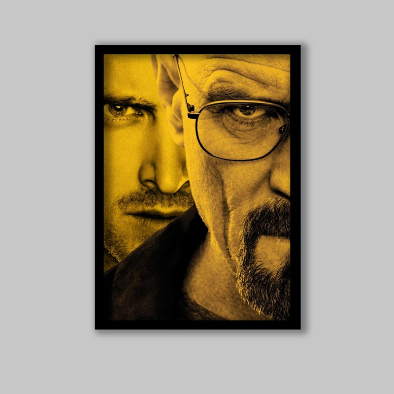 تابلو لیلیان طرح سریال بریکینگ بد کد LA-G10250-2 فریم مشکی