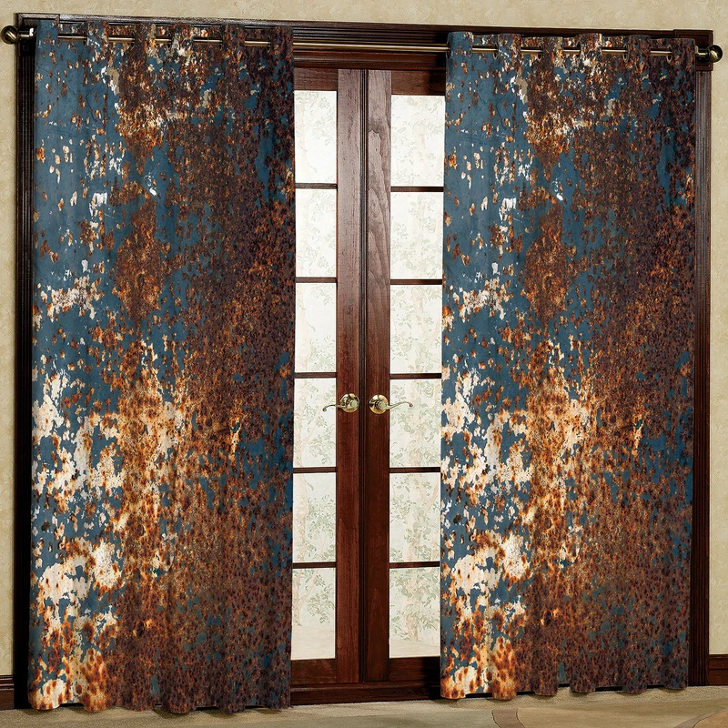 پرده مدل طرح چاپی طلا کوب هازان پانچی کد 2183 سایز 140x200 سانتی متر