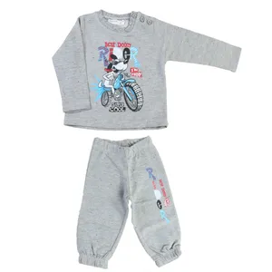 ست تی شرت و شلوار نوزادی مدل chb3996