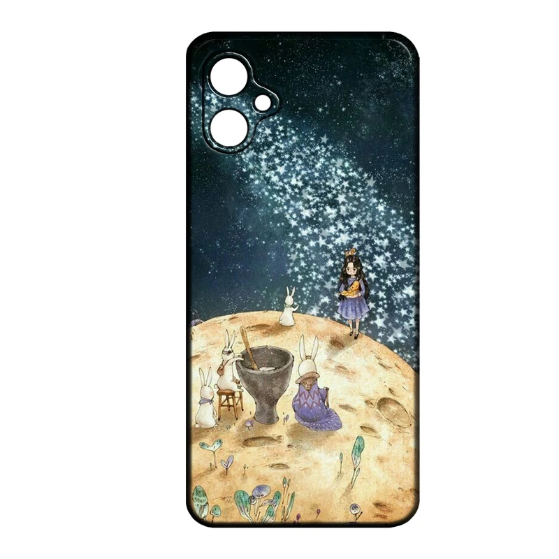 کاور طرح دخترانه کد 281 مناسب برای گوشی موبایل سامسونگ Galaxy A07