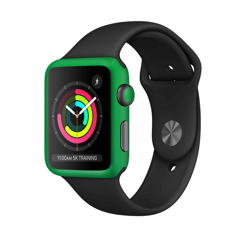 برچسب ماهوت طرح Matte-Green مناسب برای اپل واچ Watch 3 42mm
