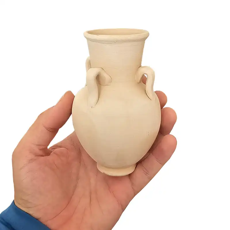 گلدان سفالی خام کد 2