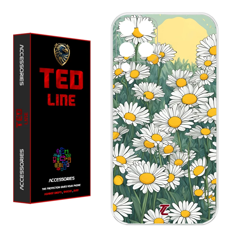 کاور تدلاین طرح گل بابونه کد 1141 مناسب برای گوشی موبایل سامسونگ Galaxy A12 / M12 / F12