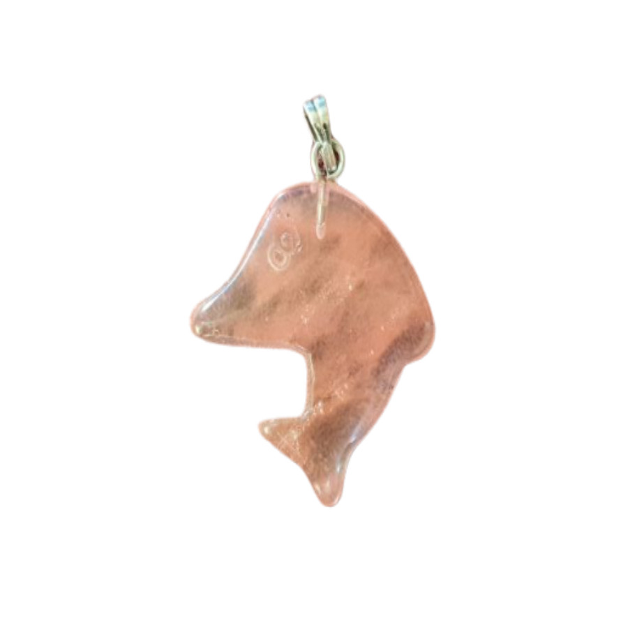 آویز گردنبند دخترانه مدل دلفین D1