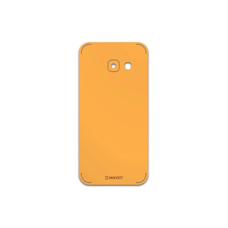 برچسب پوششی ماهوت مدل Matte-Orange مناسب برای گوشی موبایل سامسونگ Galaxy A3 2017