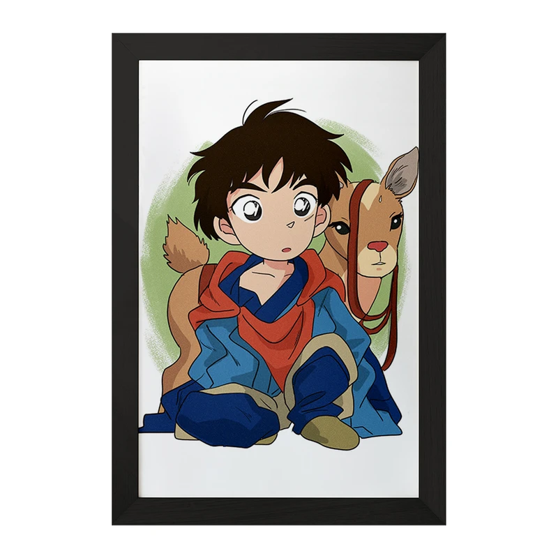 تابلو خندالو مدل آشیتاکا انیمه پرنسس مونونوکه کد 34075