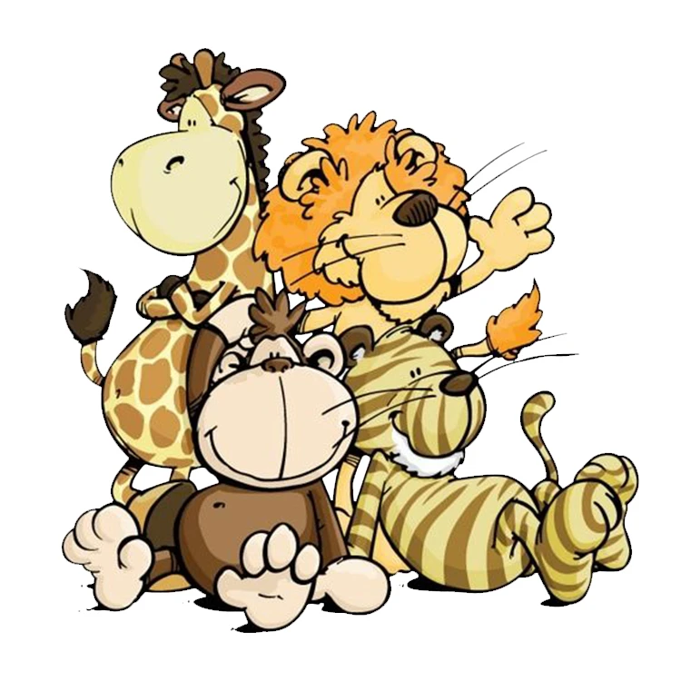 استیکر پارچه و لباس پاد آفرین مدل حیوانات کد DKST117