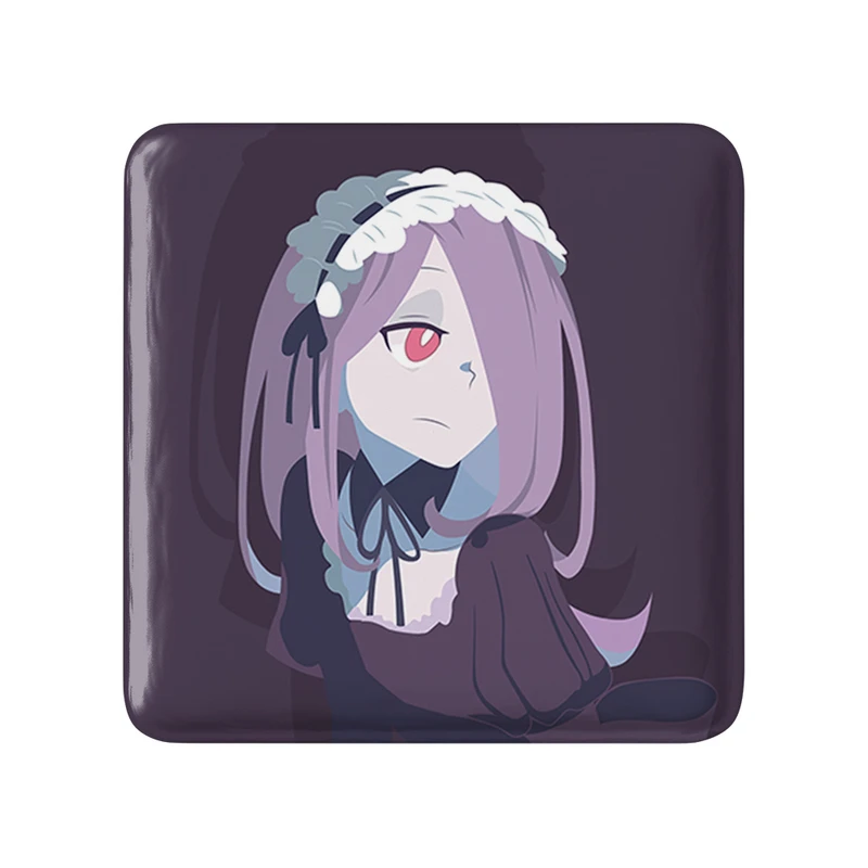 مگنت خندالو طرح سوسی انیمه جادوگران کوچک Little Witch Academia  مدل مربعی کد 22928