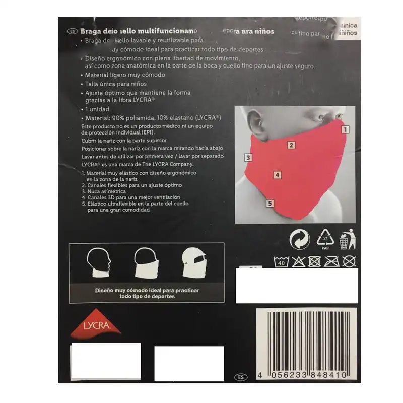 دستمال سر و گردن کریویت مدل چند منظوره کد AK-01-066