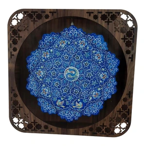 بشقاب میناکاری کد B1150