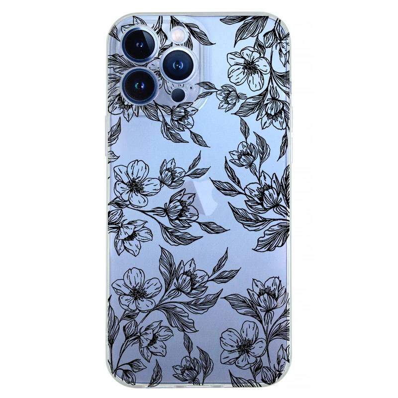 کاور مگافون طرح گل مدل C50-B مناسب برای گوشی موبایل اپل iPhone 14 Pro Max