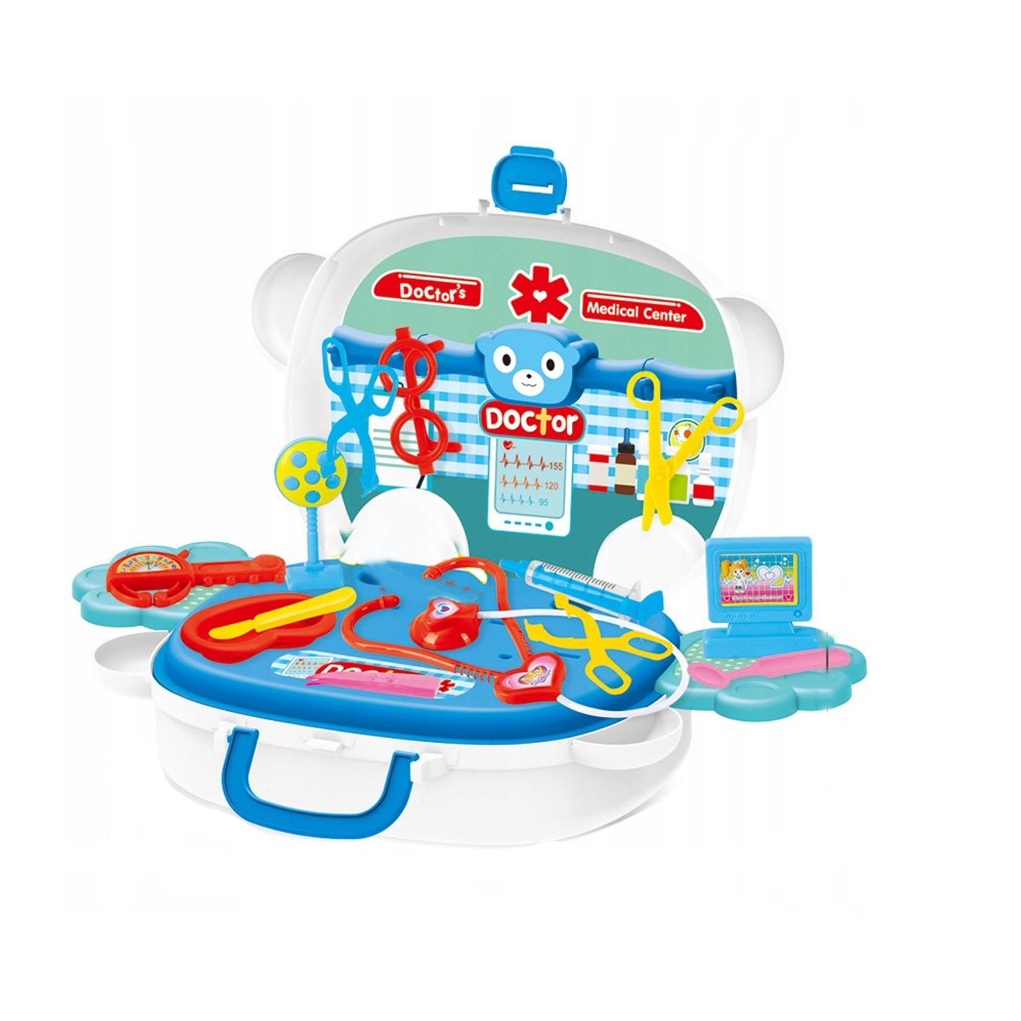 ست اسباب بازی تجهیزات پزشکی مدل چمدانی کد 966