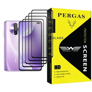 Waily Nice Pergas Glass MIX004 Screen Protector For Xiaomi Redmi K30 Pack Of 4