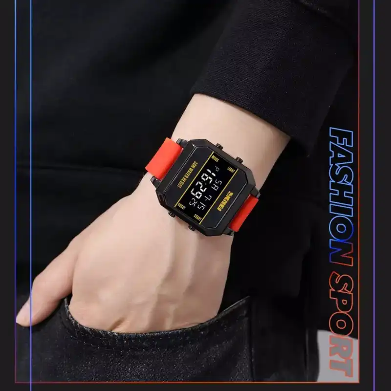 ساعت مچی دیجیتال اسکمی مدل بند پیو