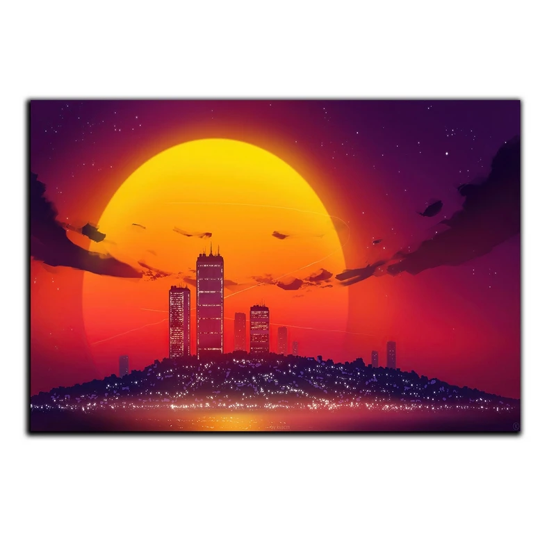 تابلو شاسی بکلیت طرح دورنمای شهری مدل SH-S5428