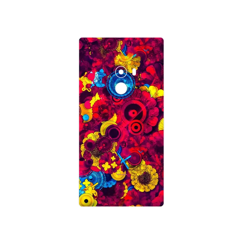 برچسب پوششی ماهوت مدل Vector Flower Garden Digital Art مناسب برای گوشی موبایل شیائومی Mi Mix