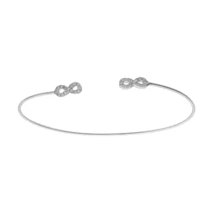 دستبند النگویی نقره زنانه مایا ماهک مدل MSB127