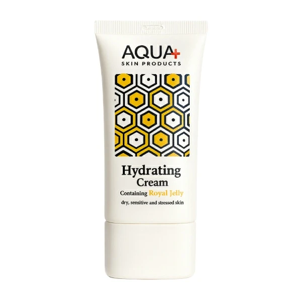 کرم مرطوب کننده دست و صورت آکوا پلاس مدل Royal Jelly مناسب برای انواع پوست حجم 50 میلی لیتر