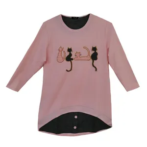 تونیک زنانه مدل گربه کد C1