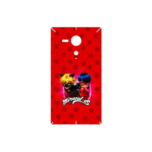 MAHOOT Ladybug and Cat Noir Cover Sticker for Sony Xperia SP