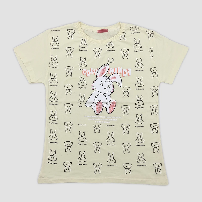 تی شرت آستین کوتاه زنانه مدل لاویز