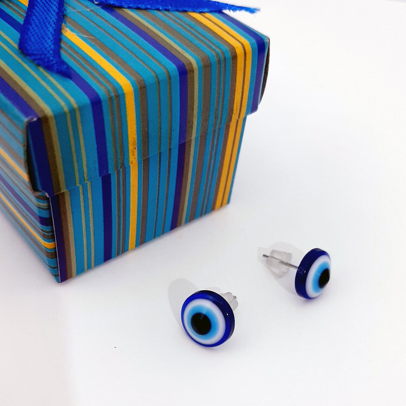 گوشواره زنانه مدل چشم نظر