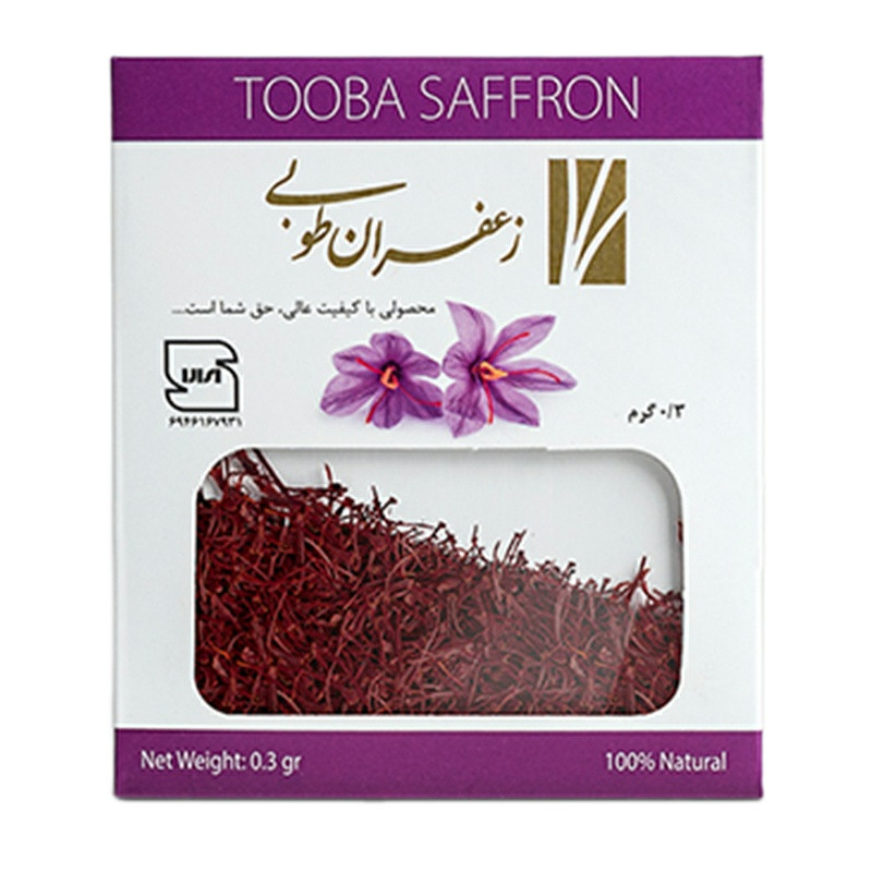 زعفران درجه یک طوبی پاکتی 0.3 گرم