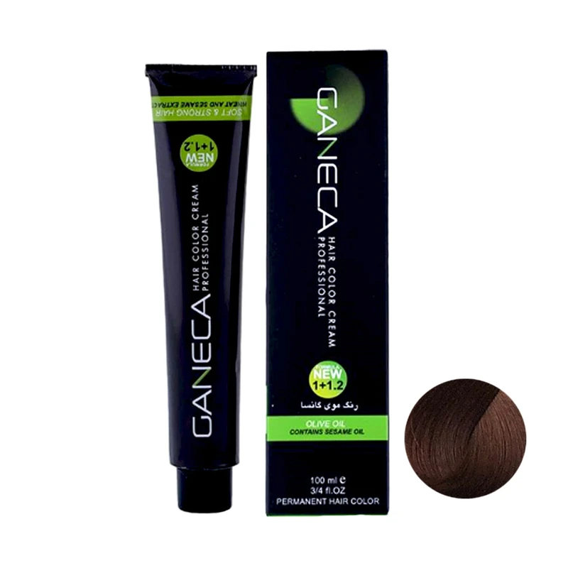 رنگ مو گانسا شماره N6 حجم 100 میلی لیتر رنگ بلوند تیره 