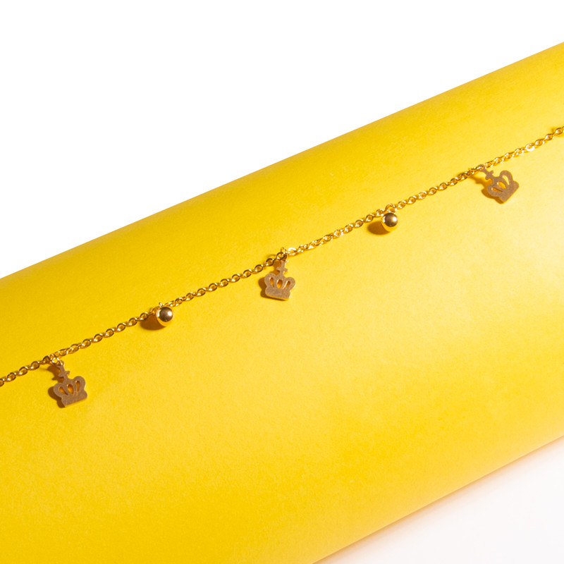 پابند زنانه طرح تاج کد RKH_680