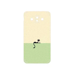 MAHOOT Minimal Internet Cat Icon Cover Sticker for Samsung Galaxy J7 Duo