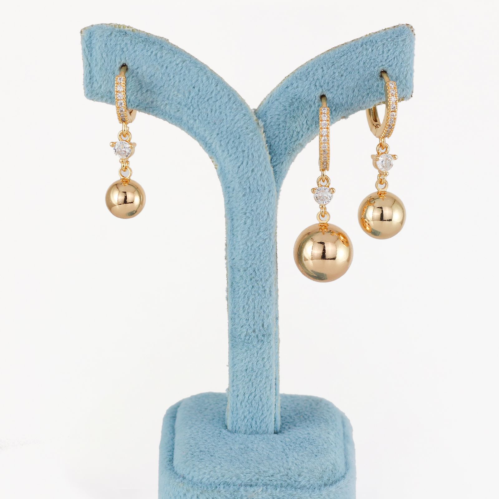 گوشواره زنانه وای اس ایکس مدل AAC835 بسته سه عددی -  - 3