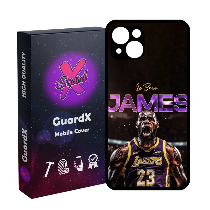 کاور گارد ایکس طرح Lebron James مدل 10715 مناسب برای گوشی موبایل اپل iPhone 13