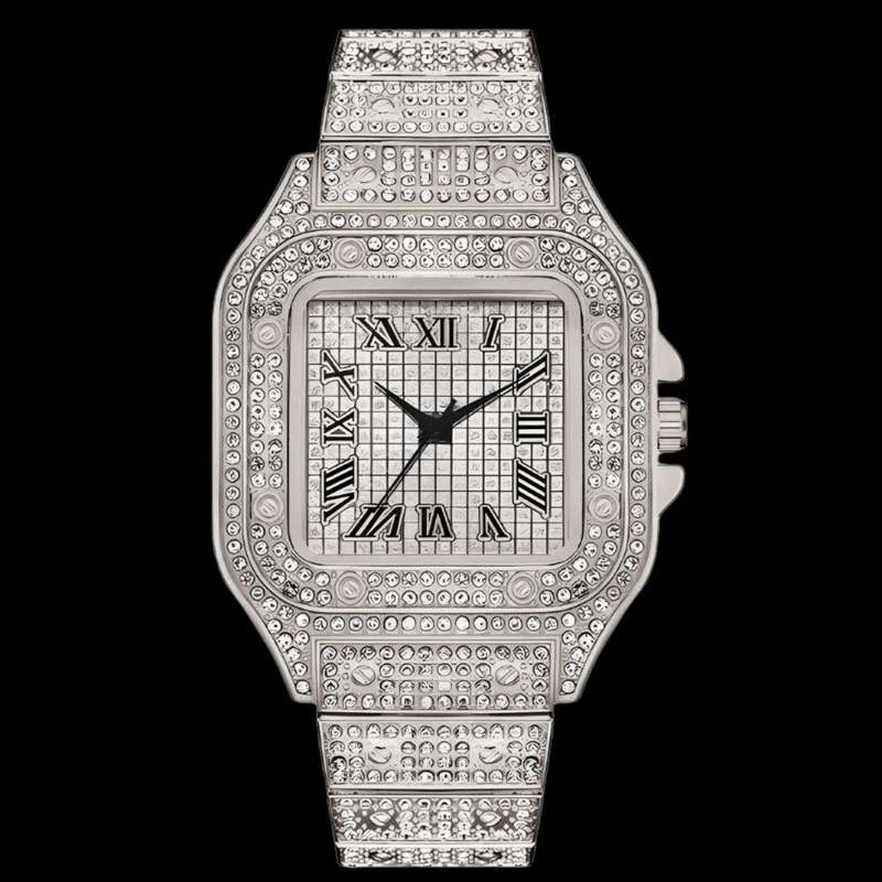 ساعت مچی عقربهای مردانه مدل یونانی نگینی ساعت مچی عقربهای مردانه مدل یونانی نگینی