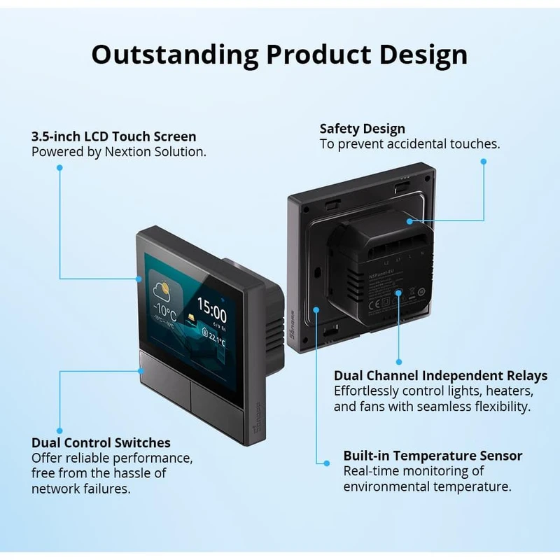 عکس شماره 2 : کنترلر مرکزی خانه هوشمند سونوف مدل ns-panel eu
