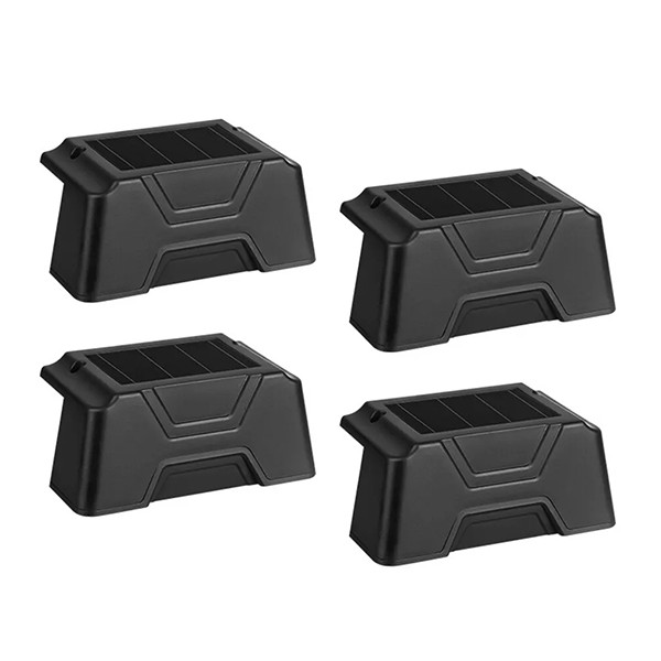 چراغ پارکی خورشیدی سولونیکس مدل لب پله ای کد SS-DL مجموعه 4 عددی