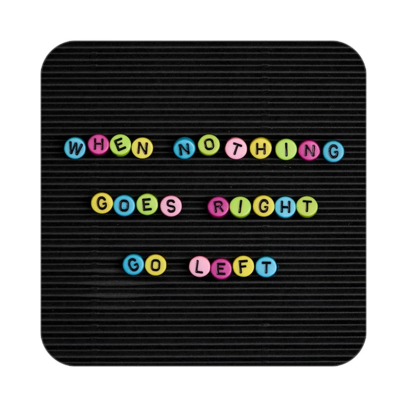 زیر لیوانی کاکتی طرح جملات انگیزشی و مثبت مدل mp25153