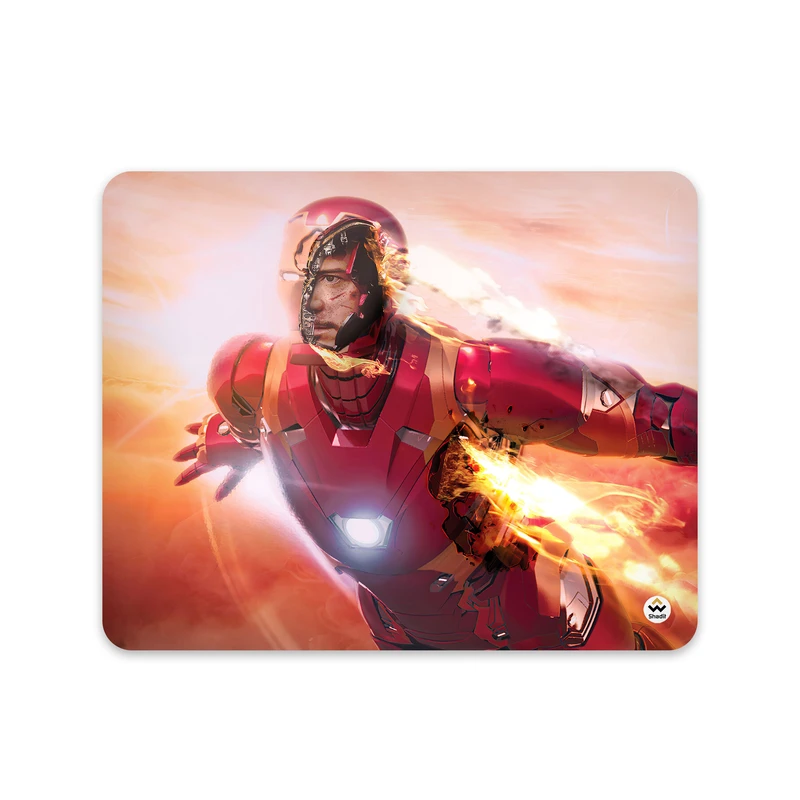 ماوس پد شادیت مدل Iron Man کد569 سایز 24*19 سانتی متر