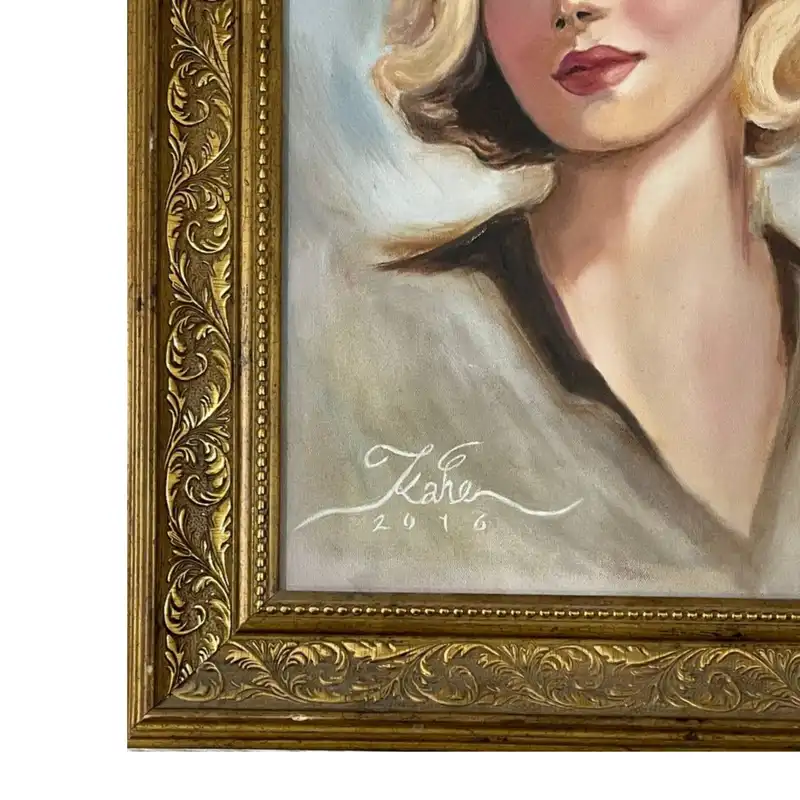 تابلو نقاشی رنگ روغن مدل دختر