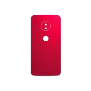 MAHOOT Matte-Warm-Red Cover Sticker for Motorola Moto G5