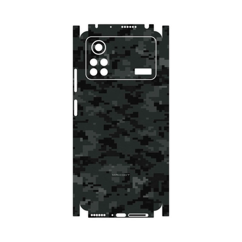 برچسب پوششی ماهوت مدل Night-Army-Pixel-FullSkin مناسب برای گوشی موبایل شیائومی Poco X4 Pro 5G
