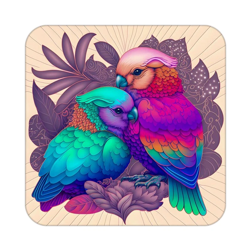 زیر لیوانی کاکتی طرح حیوانات رنگی مدل mp26889