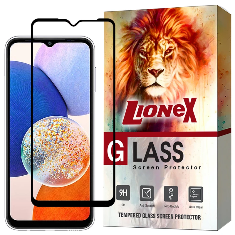 محافظ صفحه نمایش لایونکس مدل FULL30 مناسب برای گوشی موبایل سامسونگ Galaxy A22 5G / A14 4G / A14 5G / دوجی S100 4G