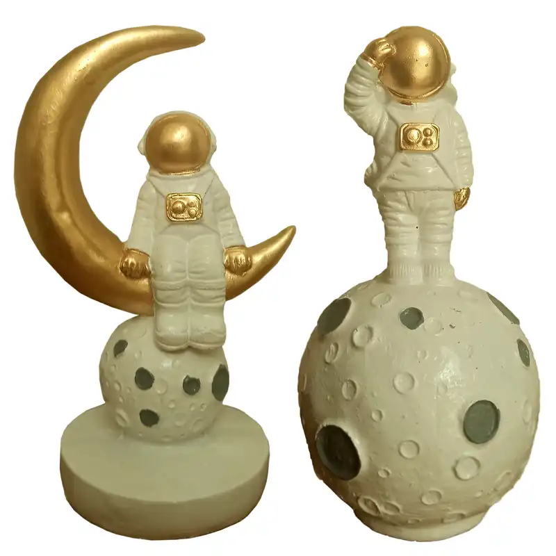 مجسمه طرح فضانوردان مدل SPC3 بسته 2 عددی