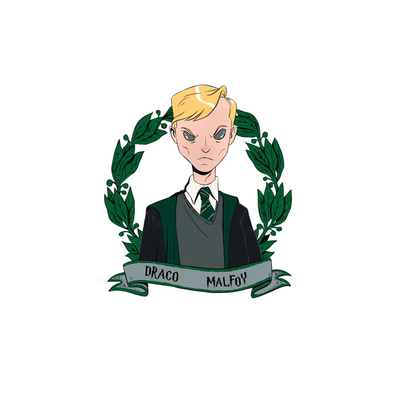 استیکر لپ تاپ مدل دراکو مالفوی