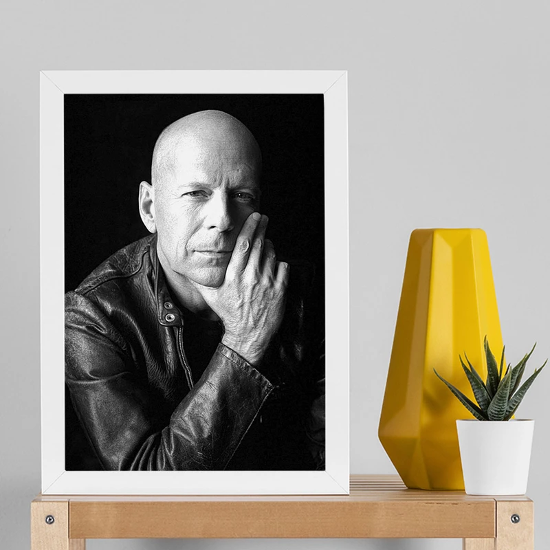 تابلو صبا طرح مدل دکوراتیو طرح بروس ویلیس کد sw