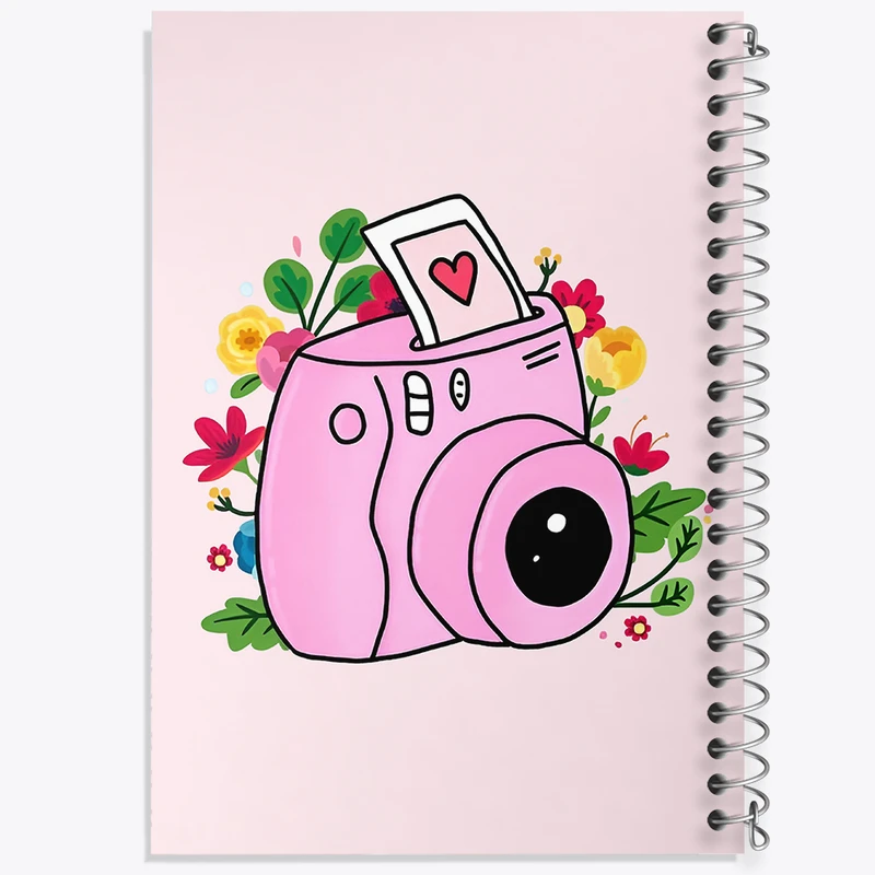 دفتر مشق 100 برگ خندالو طرح دوربین عکاسی کد N2062
