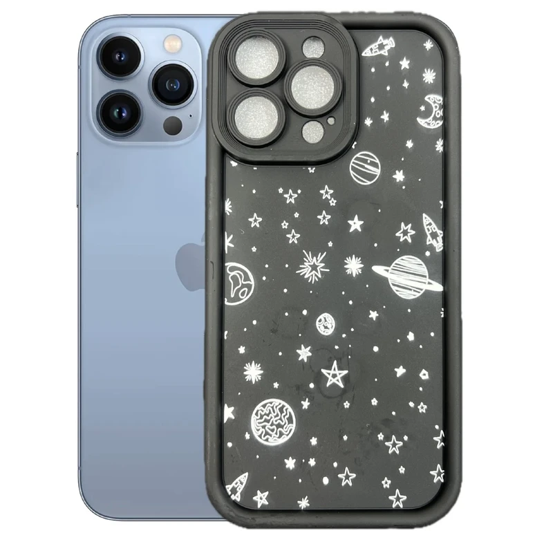 کاور طرح کهکشان مناسب برای گوشی موبایل اپل iPhone 13 Pro Max
