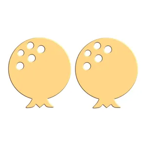 گوشواره طلا 18 عیار زنانه فرشته مدل انار WEL-000110